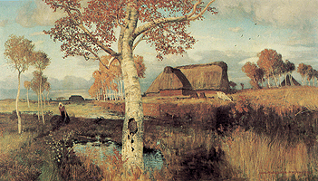 Otto Modersohn (1865-1943)  "Herbst im Moor, 1895