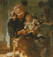 Hermann Groeber (1865-1935) "Mother an